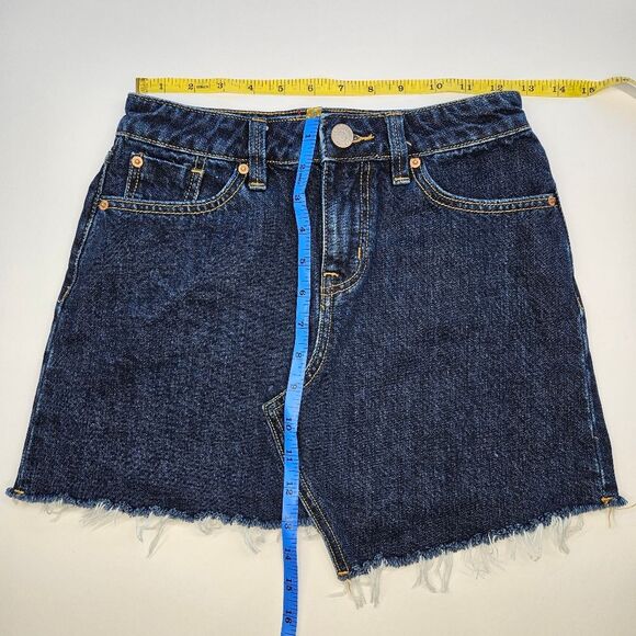 BDG Asymmetrical Denim Mini Skirt, Urban Outfitters, XS, Good Used Condition GUC - Picture 2 of 8